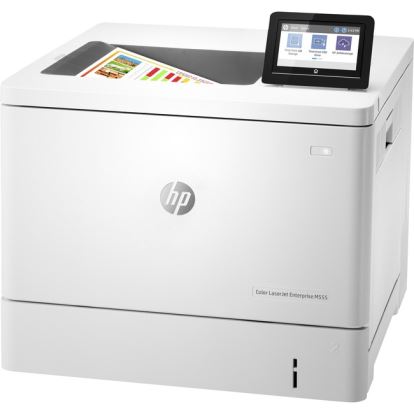 HP LaserJet Enterprise M555 M555dn Desktop Laser Printer - Color1