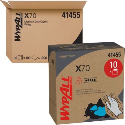 WypAll Power Clean Medium Duty Cloths - Pop-Up Box1