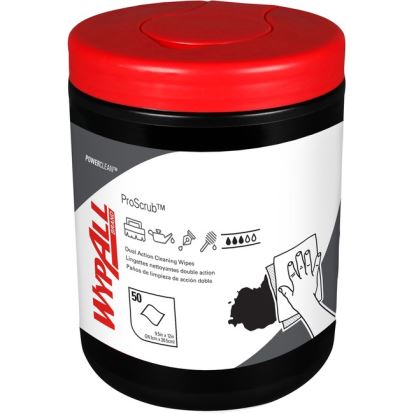 WypAll Power Clean ProScrub Pre-Saturated Wipes1
