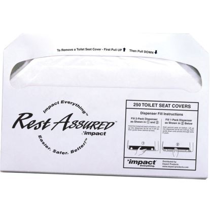 Impact Products Rest Assured Half Fold Toilet Seat Covers1