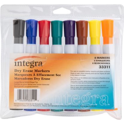 Integra Chisel Point Dry-erase Markers1