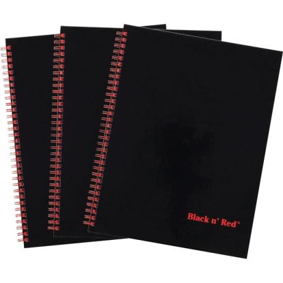 Black n' Red Hardcover Twinwire Business Notebook1