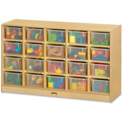 Jonti-Craft Rainbow Accents 20 Cubbie-tray Mobile Storage Unit1