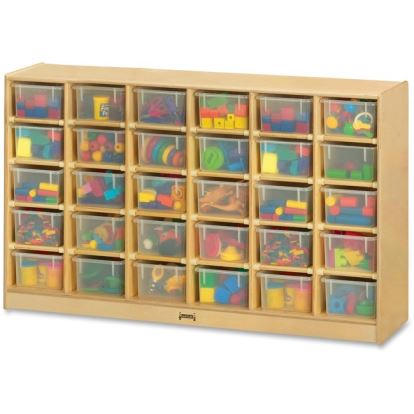 Jonti-Craft Rainbow Accents 30 Cubbie-trays Mobile Storage Unit1
