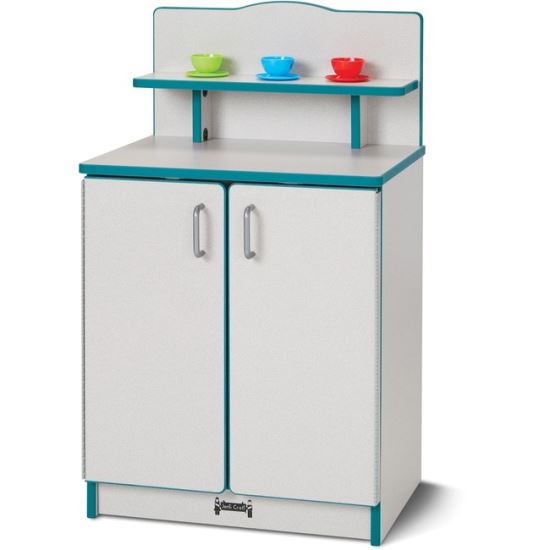 Rainbow Accents - Culinary Creations Kitchen Cupboard - Teal1