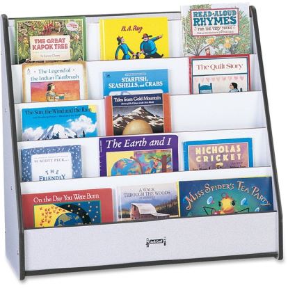Jonti-Craft Rainbow Accents Laminate 5-shelf Pick-a-Book Stand1