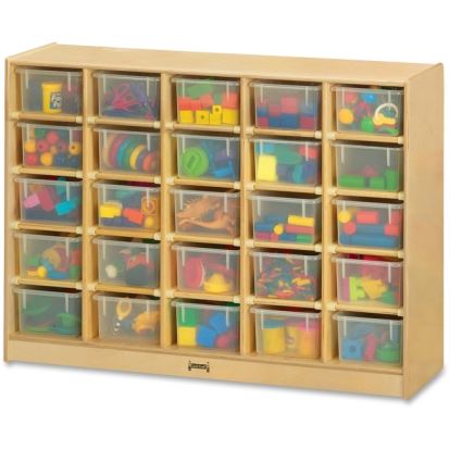 Jonti-Craft Rainbow Accents 25 Cubbie-trays Mobile Storage Unit1