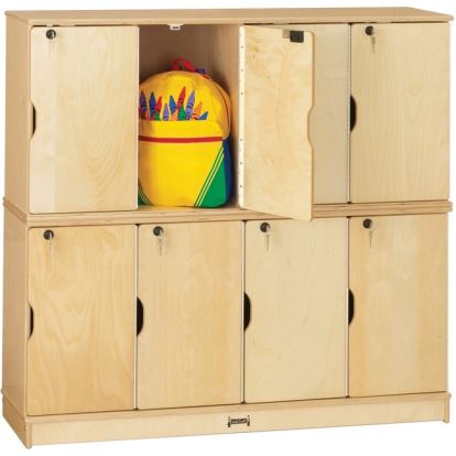 Jonti-Craft Double Stack 8-Section Student Lockers1