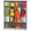 Jonti-Craft Rainbow Accents 4 Section Coat Locker1