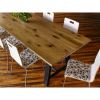 KFI 42" Square Vintage Wood Bistro Table2