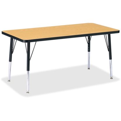 Jonti-Craft Berries Elementary Oak Laminate Rectangle Table1