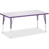 Jonti-Craft Berries Adult Height Color Edge Rectangle Table1