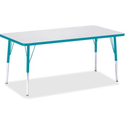 Jonti-Craft Berries Adult Height Color Edge Rectangle Table1