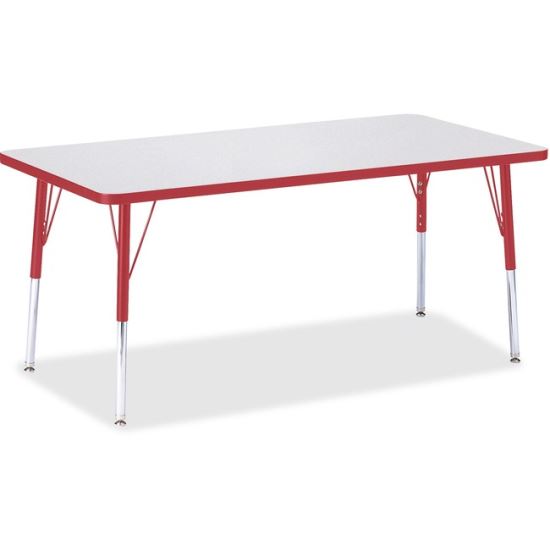 Jonti-Craft Berries Adult Height Color Edge Rectangle Table1