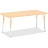 Jonti-Craft Berries Adult Height Maple Top/Edge Rectangle Table1