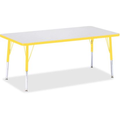 Jonti-Craft Berries Elementary Height Color Edge Rectangle Table1