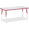 Jonti-Craft Berries Adult Height Color Edge Rectangle Table1