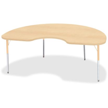 Jonti-Craft Berries Adult Height Maple Top/Edge Kidney Table1