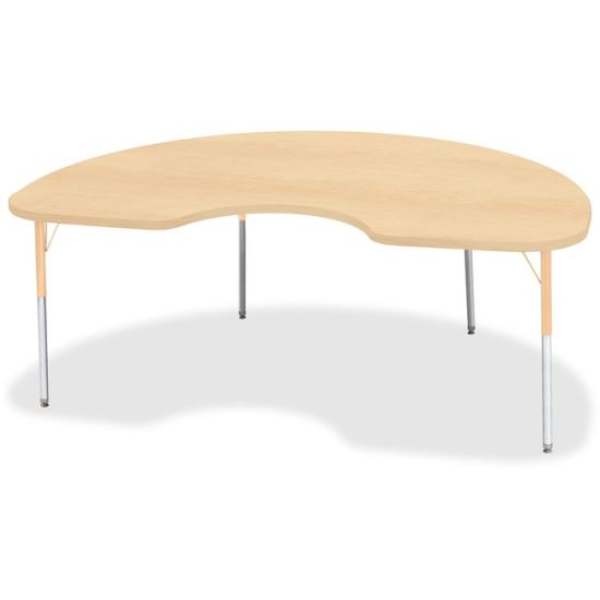 Jonti-Craft Berries Adult Height Maple Top/Edge Kidney Table1