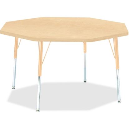 Jonti-Craft Berries Adult Height Maple Top/Edge Octagon Table1