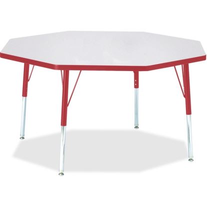 Jonti-Craft Berries Elementary Height Color Edge Octagon Table1