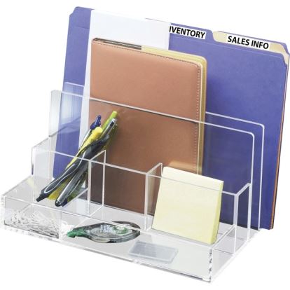 Kantek Acrylic File Sorter Desk Organizer1