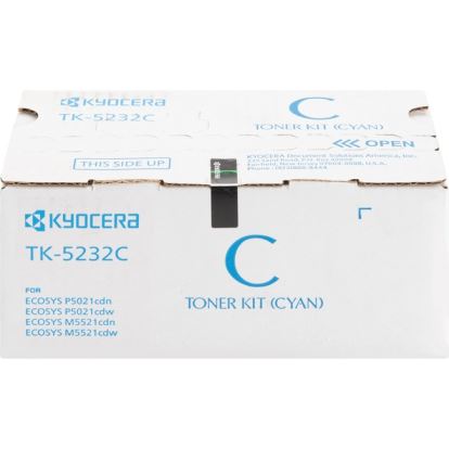 Kyocera TK-5232C Original High Yield Laser Toner Cartridge - Cyan - 1 Each1