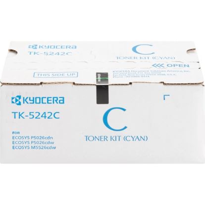 Kyocera TK-5242C Original Laser Toner Cartridge - Cyan - 1 Each1