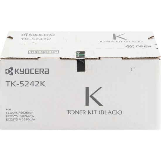 Kyocera TK-5242K Original Laser Toner Cartridge - Black - 1 Each1