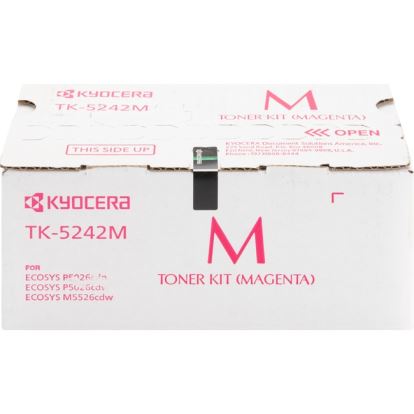 Kyocera TK-5242M Original Laser Toner Cartridge - Magenta - 1 Each1