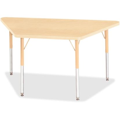 Jonti-Craft Berries Adult-Size Maple Prism Trapezoid Table1