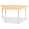 Jonti-Craft Berries Maple Top Elementary Height Trapezoid Table1