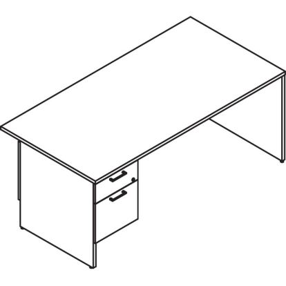 Lacasse Concept 300 Left Pedestal Desk1