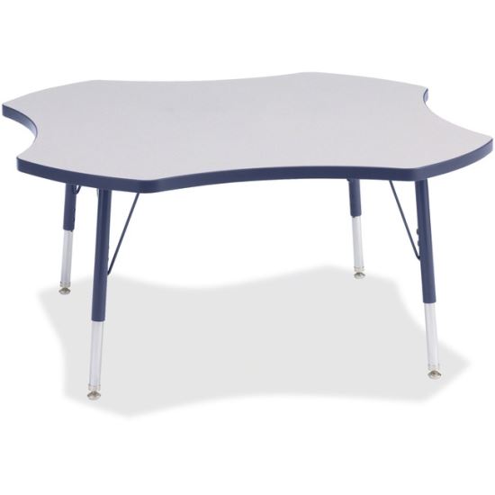 Jonti-Craft Berries Elementary Height Prism Four-Leaf Table1