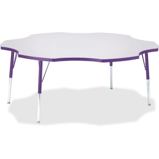 Jonti-Craft Berries Prism Six-Leaf Student Table1