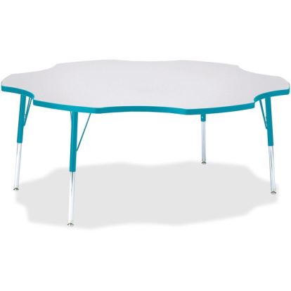 Jonti-Craft Berries Prism Six-Leaf Student Table1