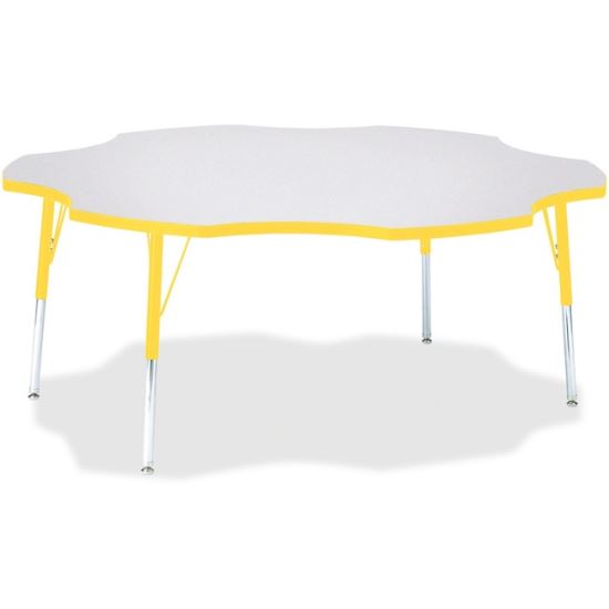 Jonti-Craft Berries Prism Six-Leaf Student Table1