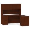 Lorell Prominence 2.0 Mahogany Laminate Double-Pedestal Desk - 5-Drawer6