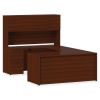 Lorell Prominence 2.0 Mahogany Laminate Double-Pedestal Desk - 5-Drawer7