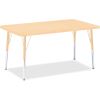 Jonti-Craft Berries Adult Height Maple Top/Edge Rectangle Table1