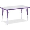 Jonti-Craft Berries Adult Height Color Edge Rectangle Table1