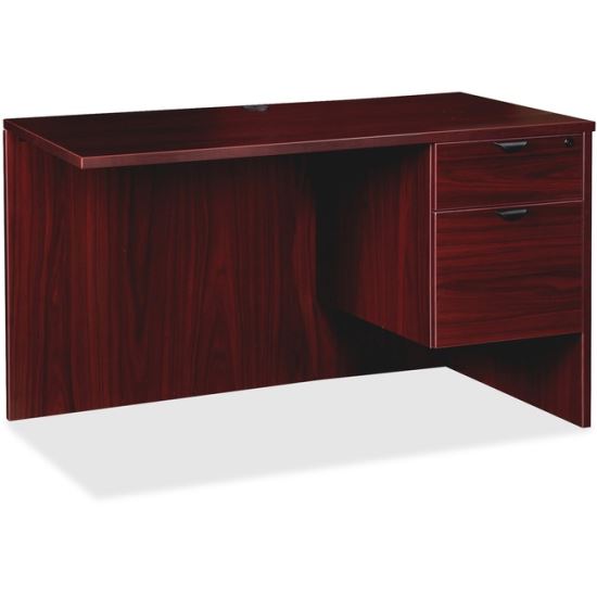 Lorell Prominence 2.0 Mahogany Laminate Box/File Right Return - 2-Drawer1