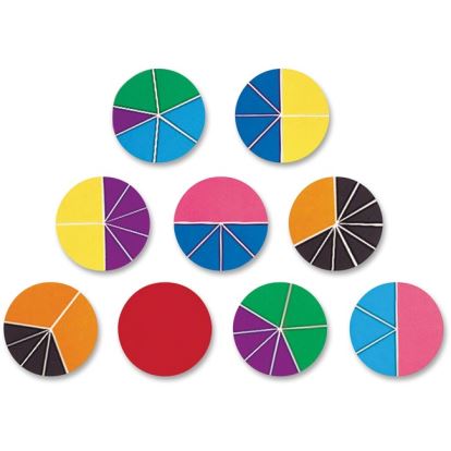 Rainbow Fraction Deluxe Circles Set1