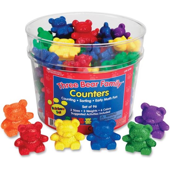 Three Bear Family Counters Set1