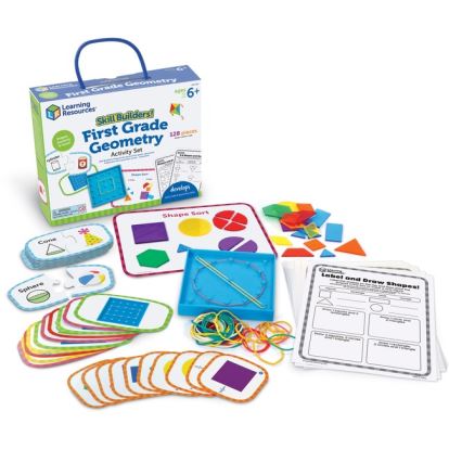 Learning Resources Skill Builders! First Grade Geometry Activity Set1