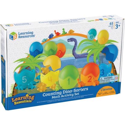 Learning Resources Counting Dino-Sorters Math Activity Set1