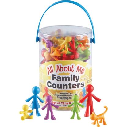 Learning Resources All About Me Family Counters Set1