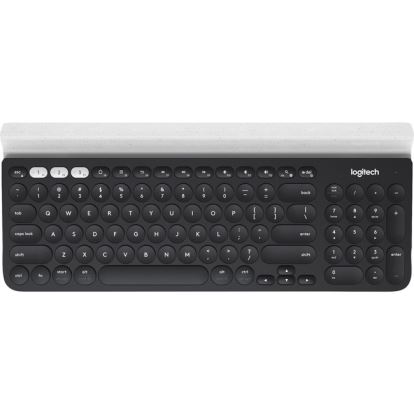 Logitech K780 Multi-Device Wireless Keyboard for Windows, Apple, Android or Chrome, Wireless 2.4GHz, Bluetooth, Smartphone and Tablet Cradle, Quiet, compatible with PC, Mac, Laptop1