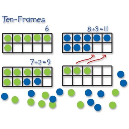Learning Resources Giant Magnetic Ten-frame Set1