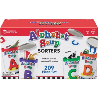 Learning Resources Alphabet Soup Sorters Skill Set1